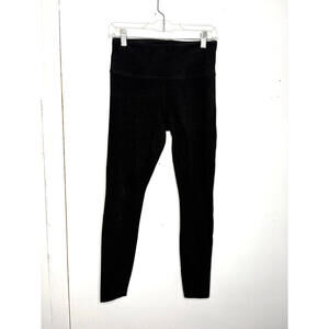 Athleta Leggings Womens Small Organic Cotton Sustainable Be Present Black
